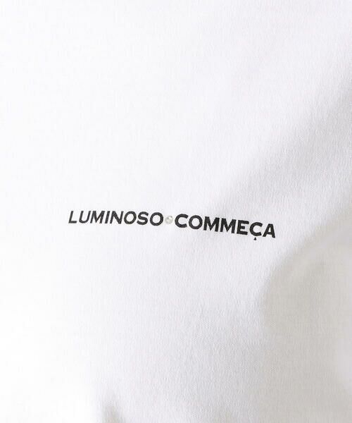 LUMINOSO COMMECA / ルミノーゾ・コムサ Tシャツ | ＬＯＧＯ ＭＡＮＩＡ ちびロゴＴシャツ | 詳細8