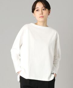 ボートネック ロングＴシャツ