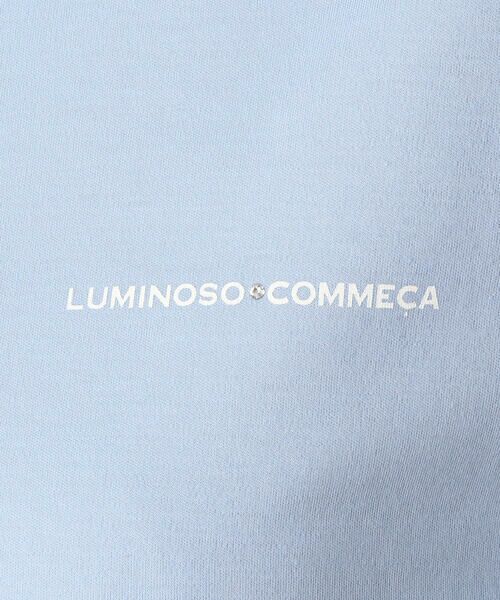 LUMINOSO COMMECA / ルミノーゾ・コムサ カットソー | コットンハイゲージスムース スムースちびロゴＴシャツ | 詳細14