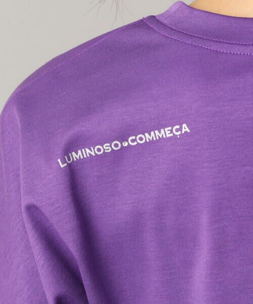 LUMINOSO COMMECA / ルミノーゾ・コムサ Tシャツ | スーピマコットンハイゲージスムース ドルマンＴシャツ | 詳細18