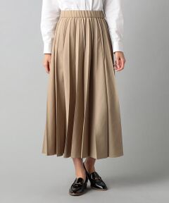 【セットアップ対応】タスランチノクロス プリーツスカート