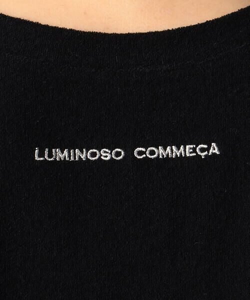 LUMINOSO COMMECA / ルミノーゾ・コムサ Tシャツ | オーガニックコットンパイル スリットスリーブTシャツ | 詳細13