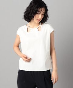 シルケットポンチ カットアウトTシャツ