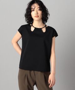 シルケットポンチ カットアウトTシャツ