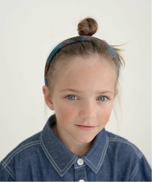 Lycee mine / リセマイン カチューシャ・カチューム・その他 | ぷっくりチェックカチューシャ（ディープ ブルー）