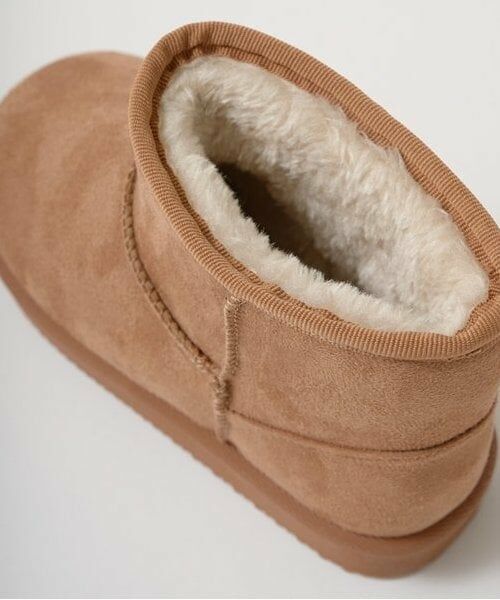 Lycee mine / リセマイン ブーツ（ショート丈） | ぬくぬくフェイクムートンブーツ | 詳細9