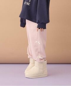 Lycee mine / リセマイン その他パンツ | 【毛玉バイバイ】リボン付き裾リブスウェット
