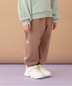 Lycee mine / リセマイン その他パンツ | 【毛玉バイバイ】リボン付き裾リブスウェット