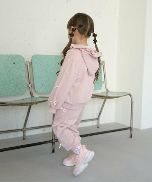 Lycee mine / リセマイン その他パンツ | 【毛玉バイバイ】リボン付き裾リブスウェット | 詳細11