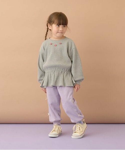 Lycee mine / リセマイン その他パンツ | 【毛玉バイバイ】リボン付き裾リブスウェット | 詳細14