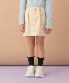 Lycee mine / リセマイン ショート・ハーフ・半端丈パンツ | ハートポケットコーデュロイスカパン