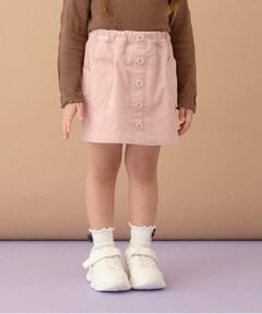Lycee mine / リセマイン ショート・ハーフ・半端丈パンツ | ハートポケットコーデュロイスカパン