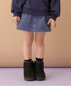 Lycee mine / リセマイン ショート・ハーフ・半端丈パンツ | ハートポケットコーデュロイスカパン