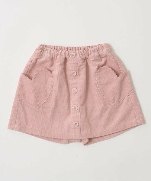 Lycee mine / リセマイン ショート・ハーフ・半端丈パンツ | ハートポケットコーデュロイスカパン | 詳細2