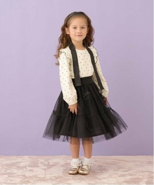 Lycee mine / リセマイン ミニ・ひざ丈スカート | 【新色追加】リボン付きティアードチュールスカート | 詳細17