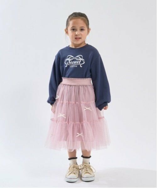 Lycee mine / リセマイン ミニ・ひざ丈スカート | 【新色追加】リボン付きティアードチュールスカート | 詳細23