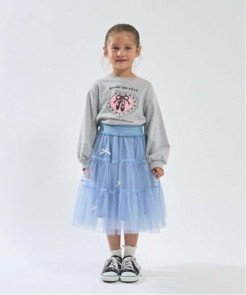 Lycee mine / リセマイン ミニ・ひざ丈スカート | 【新色追加】リボン付きティアードチュールスカート | 詳細25