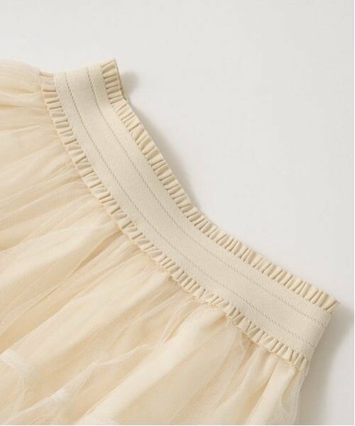Lycee mine / リセマイン ミニ・ひざ丈スカート | 【新色追加】リボン付きティアードチュールスカート | 詳細5