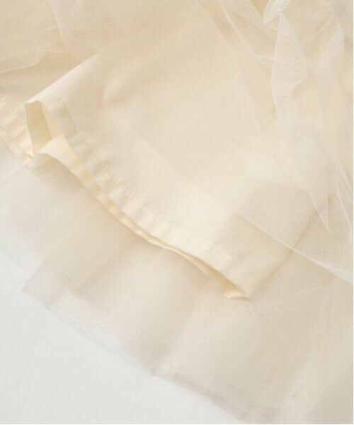 Lycee mine / リセマイン ミニ・ひざ丈スカート | 【新色追加】リボン付きティアードチュールスカート | 詳細8