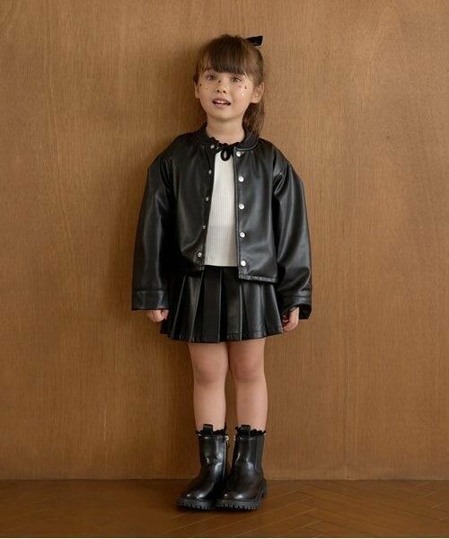 Lycee mine / リセマイン ミニ・ひざ丈スカート | 【やわらか合皮】インナーパンツ付きプリーツスカート | 詳細12