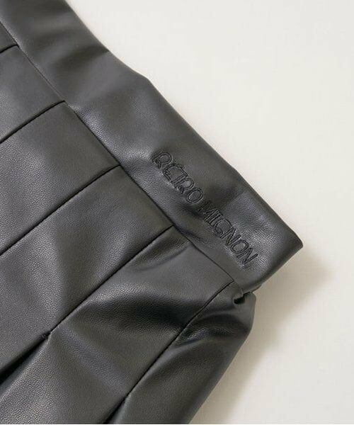 Lycee mine / リセマイン ミニ・ひざ丈スカート | 【やわらか合皮】インナーパンツ付きプリーツスカート | 詳細3