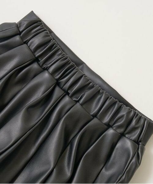 Lycee mine / リセマイン ミニ・ひざ丈スカート | 【やわらか合皮】インナーパンツ付きプリーツスカート | 詳細4