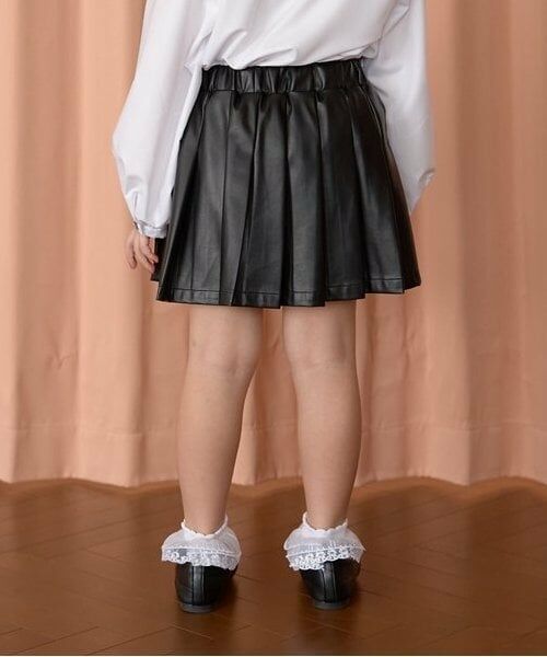 Lycee mine / リセマイン ミニ・ひざ丈スカート | 【やわらか合皮】インナーパンツ付きプリーツスカート | 詳細8