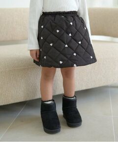 Lycee mine / リセマイン ミニ・ひざ丈スカート | 【インナーパンツ付き】キルティングギャザーたっぷりスカート