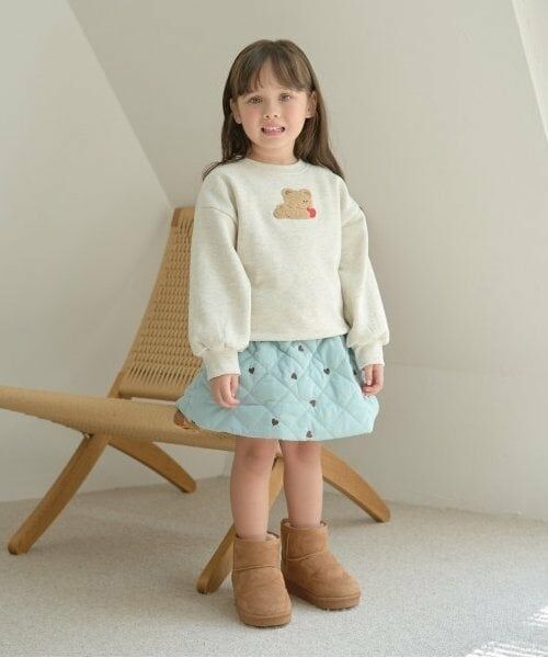 Lycee mine / リセマイン ミニ・ひざ丈スカート | 【インナーパンツ付き】キルティングギャザーたっぷりスカート | 詳細13