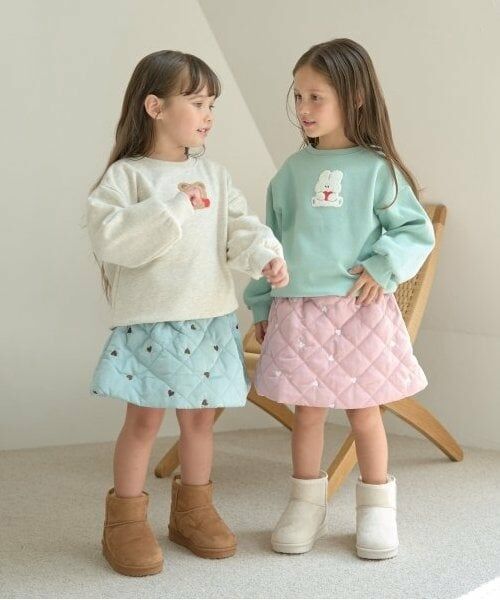 Lycee mine / リセマイン ミニ・ひざ丈スカート | 【インナーパンツ付き】キルティングギャザーたっぷりスカート | 詳細17