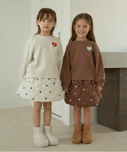 Lycee mine / リセマイン ミニ・ひざ丈スカート | 【インナーパンツ付き】キルティングギャザーたっぷりスカート | 詳細18