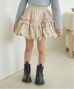 フリル付きバルーンスカート