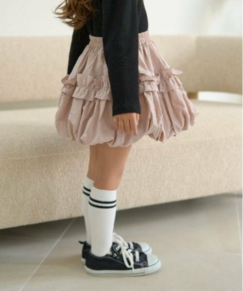 Lycee mine / リセマイン ミニ・ひざ丈スカート | フリル付きバルーンスカート | 詳細10