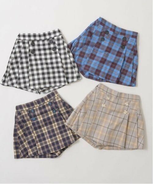 Lycee mine / リセマイン ショート・ハーフ・半端丈パンツ | タックプリーツスカパン | 詳細1