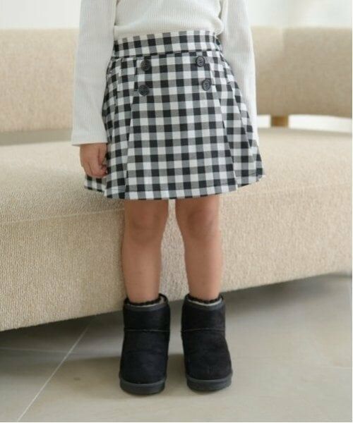 Lycee mine / リセマイン ショート・ハーフ・半端丈パンツ | タックプリーツスカパン（黒）