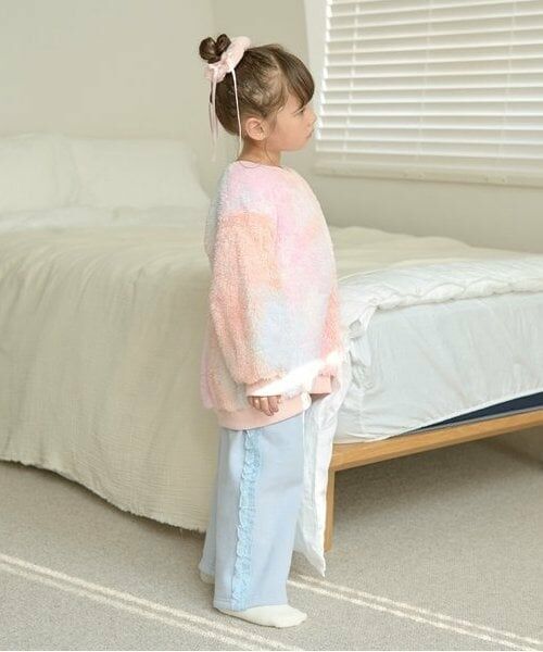 Lycee mine / リセマイン その他パンツ | 【毛玉バイバイ裏起毛裏毛】サイドフリルワイドシルエットスウェットパンツ | 詳細11