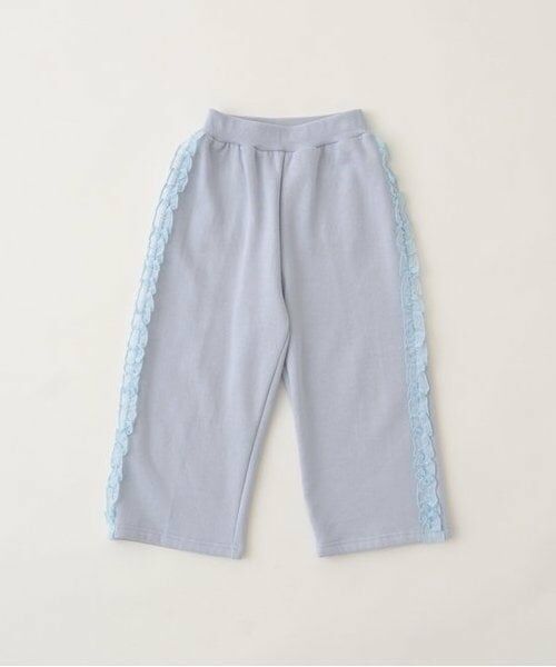 Lycee mine / リセマイン その他パンツ | 【毛玉バイバイ裏起毛裏毛】サイドフリルワイドシルエットスウェットパンツ | 詳細2