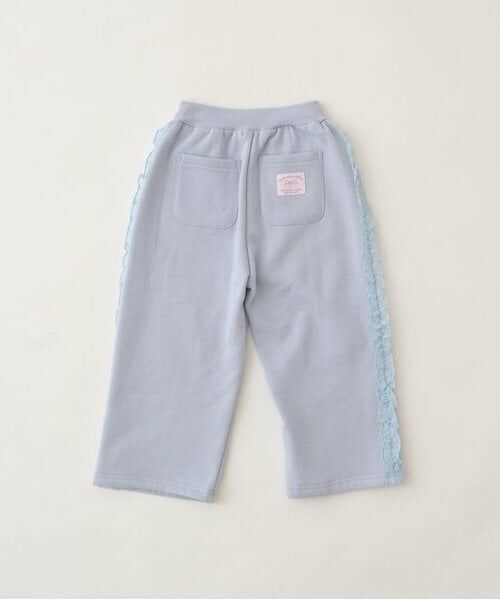 Lycee mine / リセマイン その他パンツ | 【毛玉バイバイ裏起毛裏毛】サイドフリルワイドシルエットスウェットパンツ | 詳細3