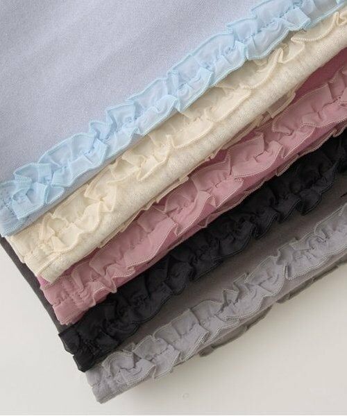 Lycee mine / リセマイン その他パンツ | 【毛玉バイバイ裏起毛裏毛】サイドフリルワイドシルエットスウェットパンツ | 詳細4