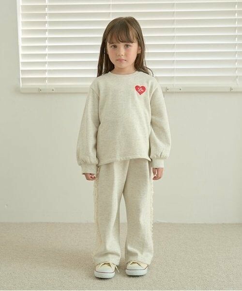 Lycee mine / リセマイン その他パンツ | 【毛玉バイバイ裏起毛裏毛】サイドフリルワイドシルエットスウェットパンツ | 詳細7