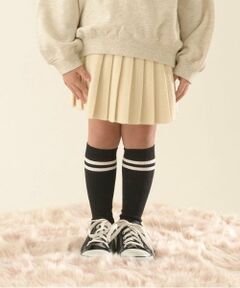 Lycee mine / リセマイン ミニ・ひざ丈スカート | ニットプリーツスカート