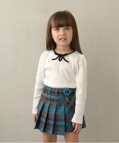 Lycee mine / リセマイン Tシャツ | 【ミニ丈】バイカラーテレコトップス