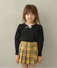 Lycee mine / リセマイン Tシャツ | 【ミニ丈】バイカラーテレコトップス