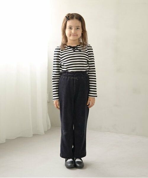 Lycee mine / リセマイン Tシャツ | 【ミニ丈】バイカラーテレコトップス | 詳細16