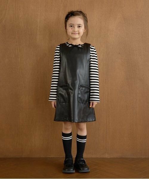 Lycee mine / リセマイン Tシャツ | 【ミニ丈】バイカラーテレコトップス | 詳細17