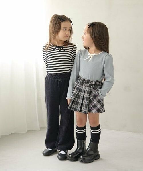 Lycee mine / リセマイン Tシャツ | 【ミニ丈】バイカラーテレコトップス | 詳細19