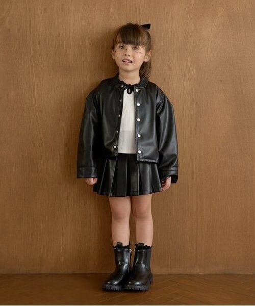 Lycee mine / リセマイン Tシャツ | 【ミニ丈】バイカラーテレコトップス | 詳細9