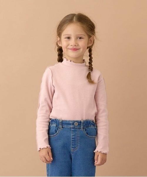 Lycee mine / リセマイン Tシャツ | タートルネック（ライト ピンク）