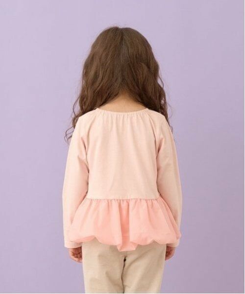 Lycee mine / リセマイン Tシャツ | 【型崩れしないやわらかコットン】デザインネックバルーンペプラムTシャツ | 詳細10