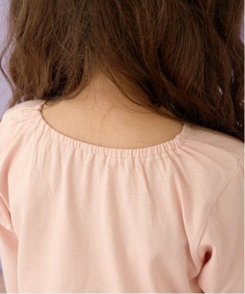 Lycee mine / リセマイン Tシャツ | 【型崩れしないやわらかコットン】デザインネックバルーンペプラムTシャツ | 詳細11